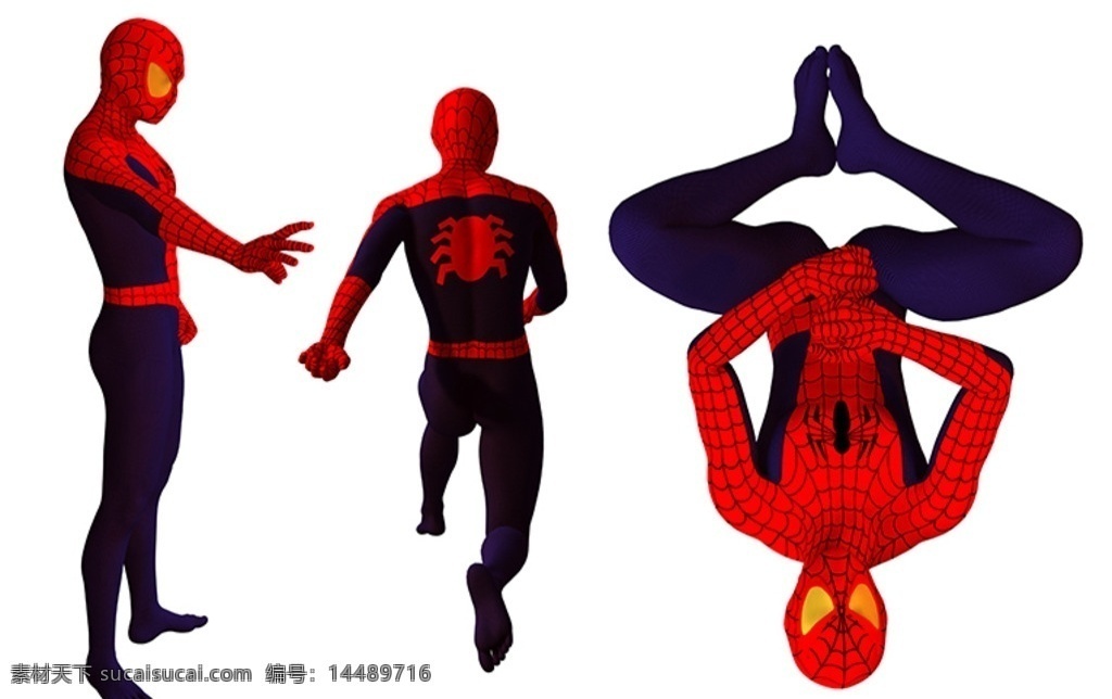 蜘蛛侠 3d 超级英雄 动漫人物 动态 动作 动漫角色 动漫动画