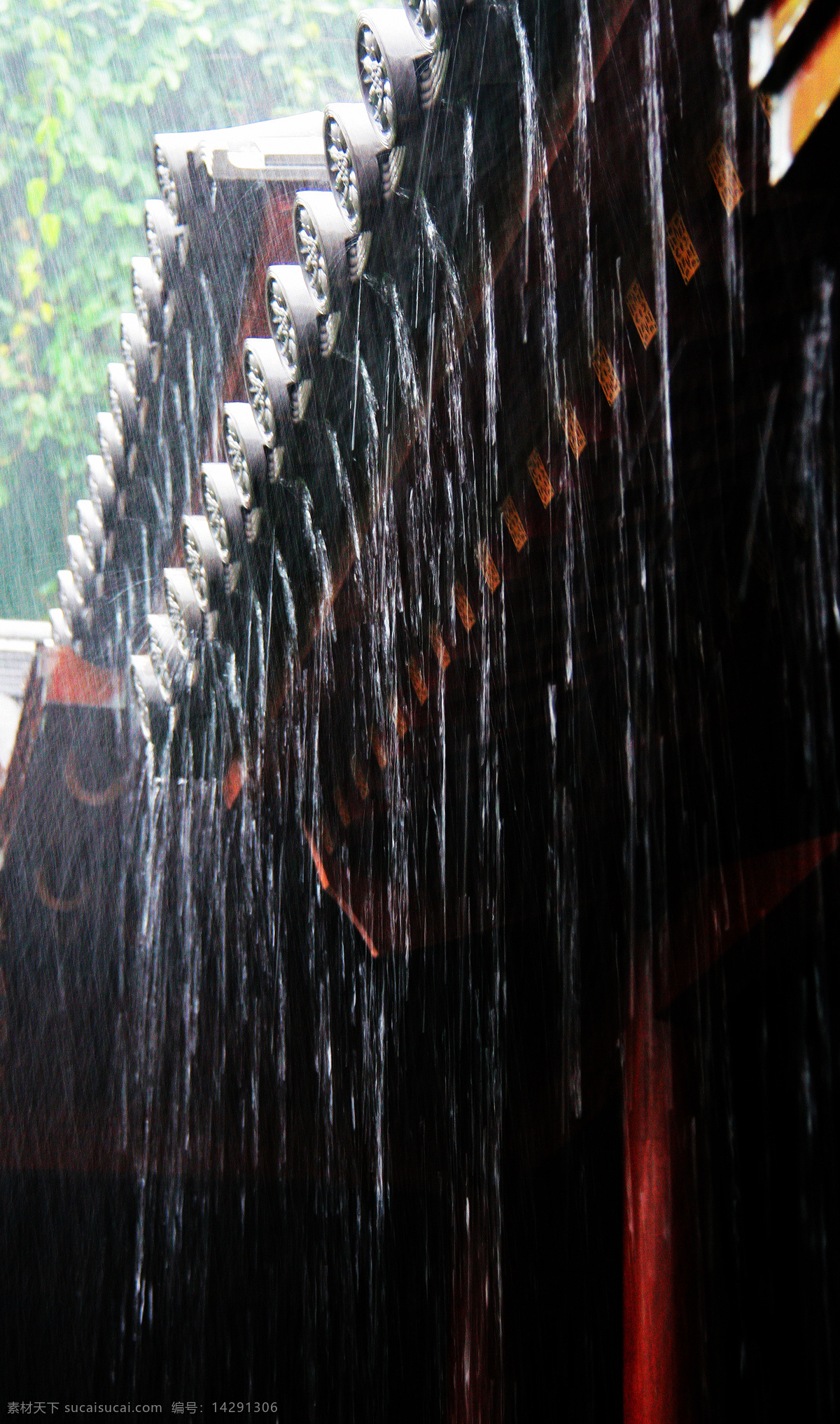 檐雨 帘幽梦 雨滴 雨景 香港志莲静苑 雨 国内旅游 旅游摄影