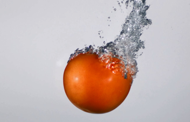 食物 西红柿 高清 视频 高清视频 视频素材 水 动态 特效 背景